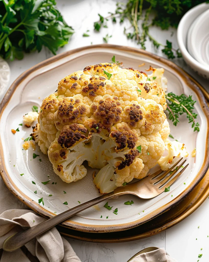 Whole Roasted Cauliflower