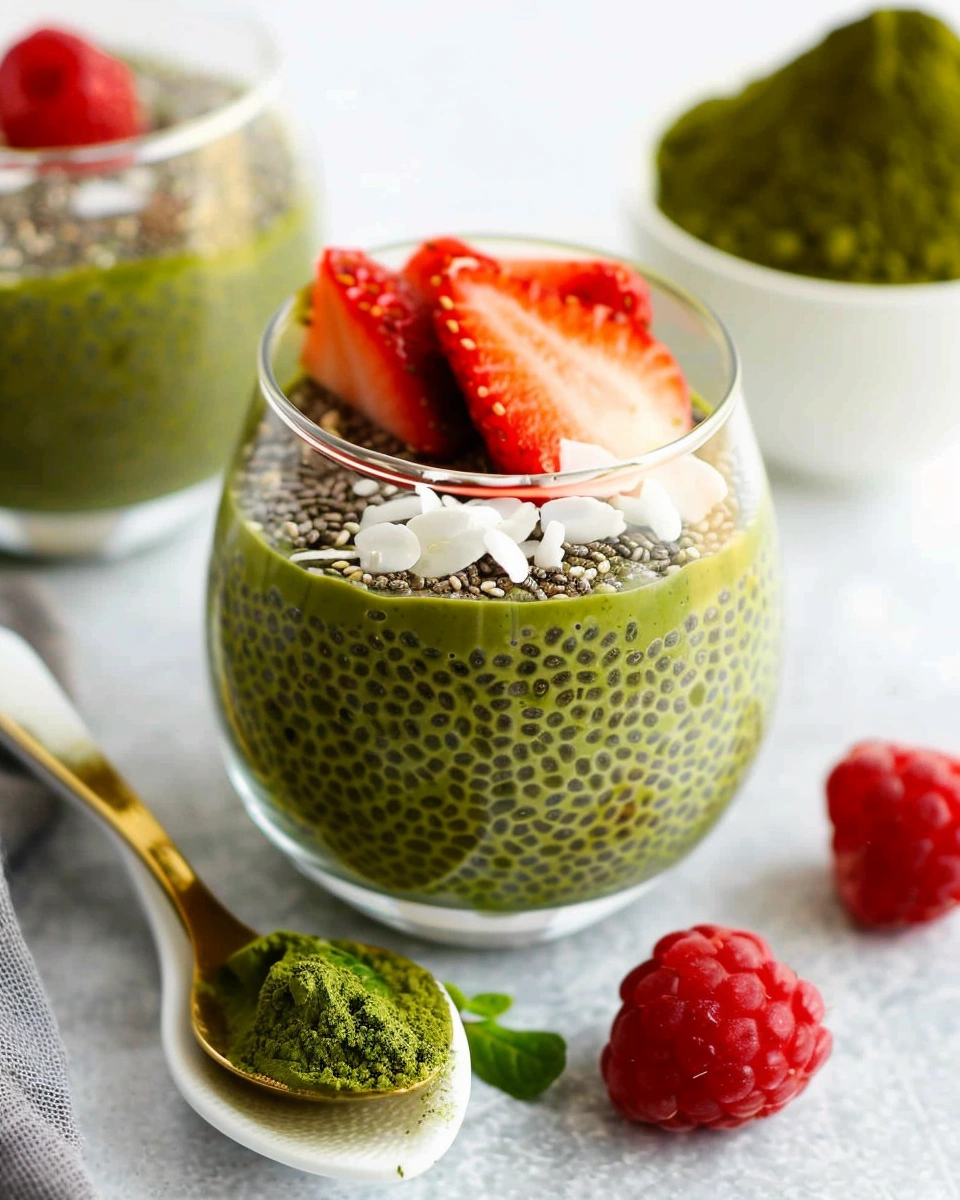Matcha Chia Pudding (Green Tea) – Vegan