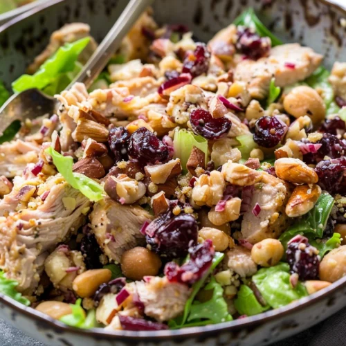 Cranberry Walnut Vegan ‘Chicken’ Salad