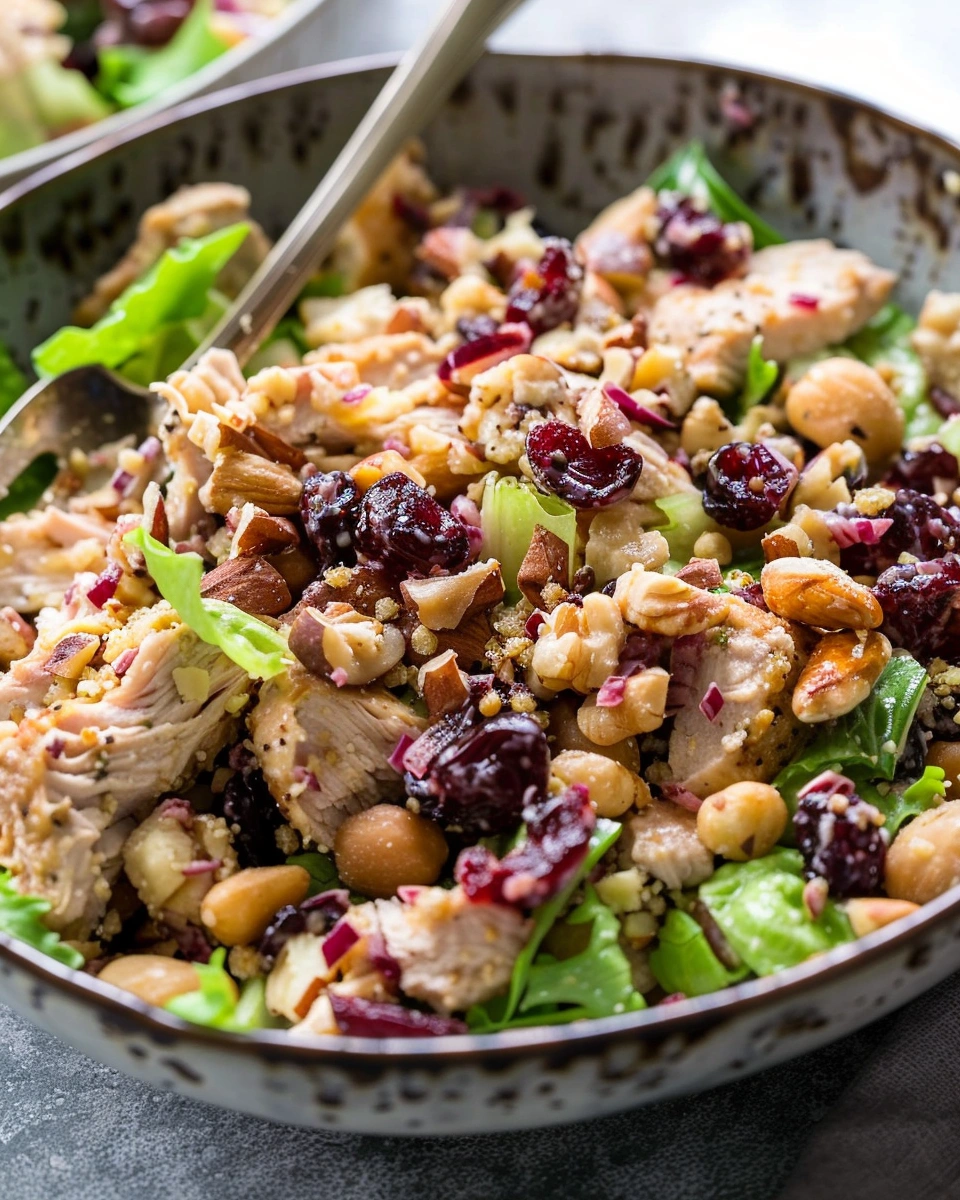 Cranberry Walnut Vegan ‘Chicken’ Salad