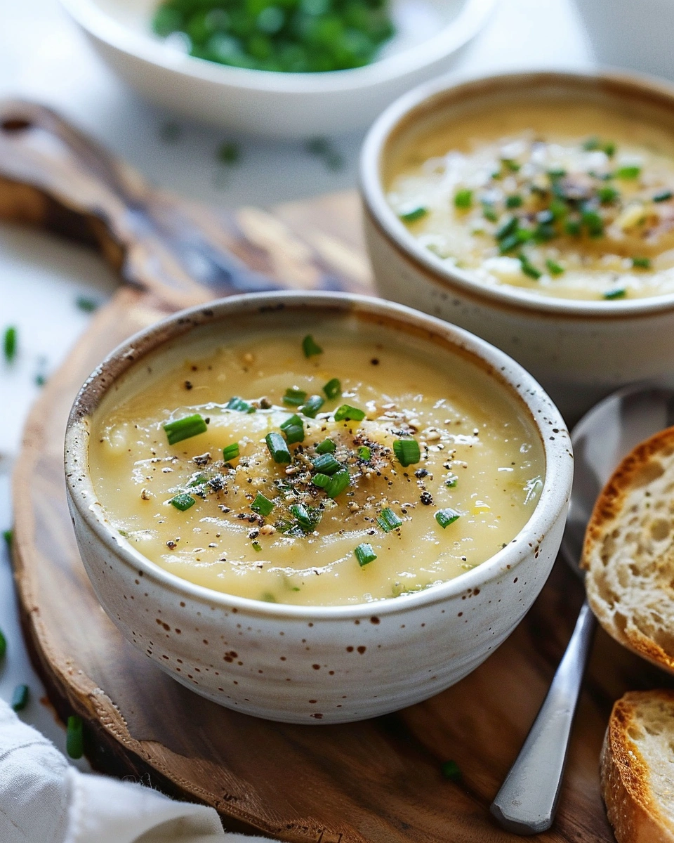 Instant Pot Vegan Potato Leek Soup