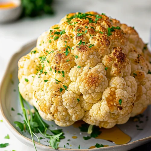 Whole Roasted Cauliflower