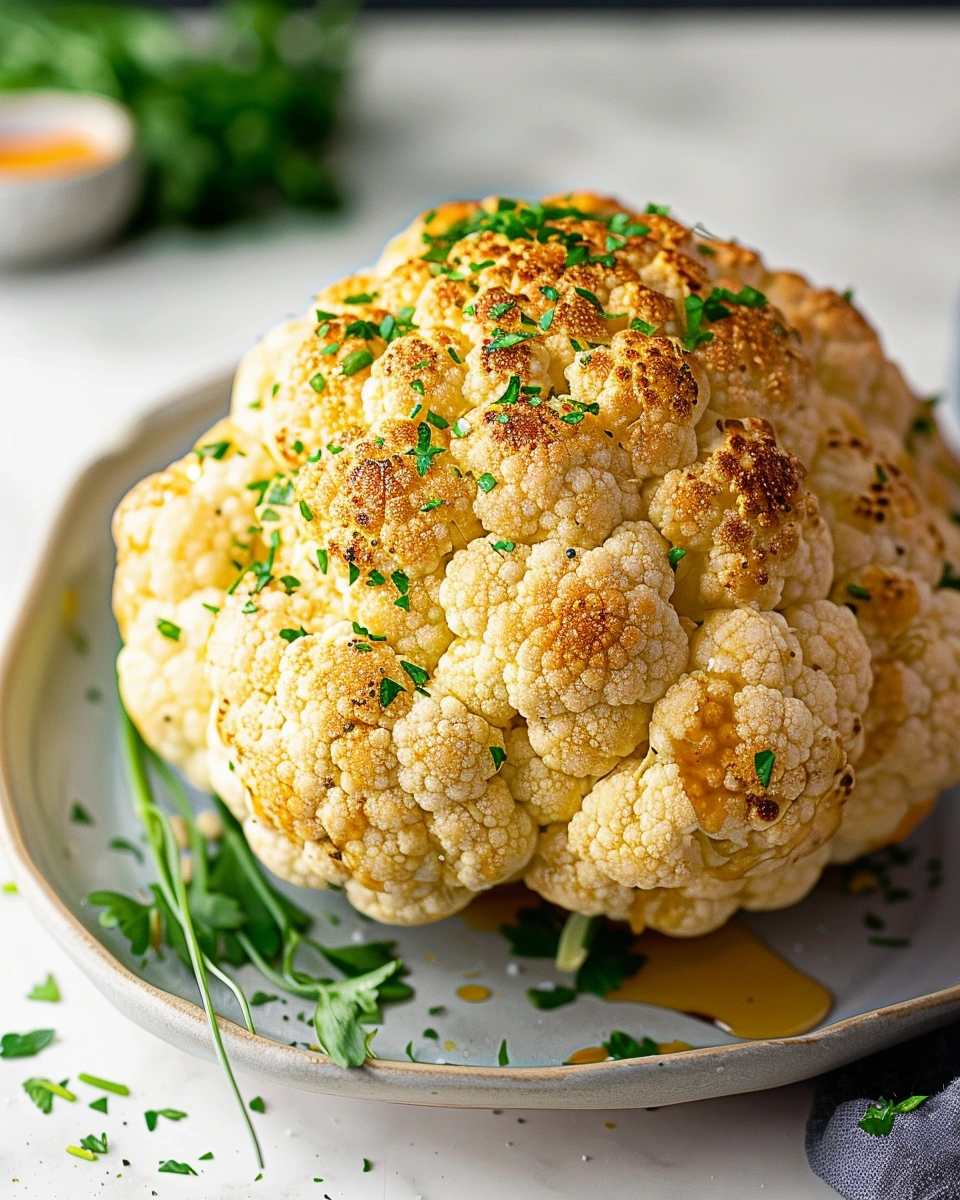 Whole Roasted Cauliflower