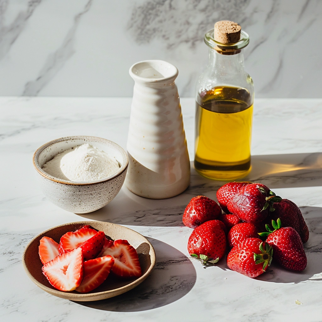 Gluten-Free Vegan Strawberry Pancakes