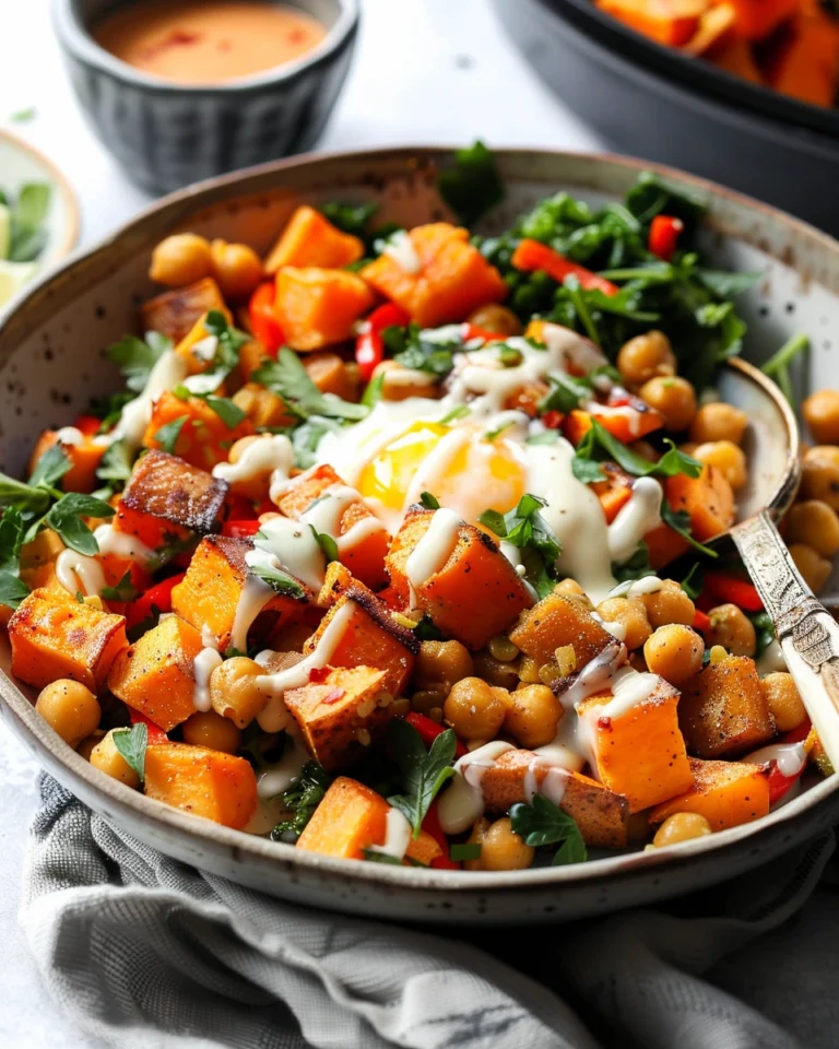 Chickpea & Sweet Potato Breakfast Hash