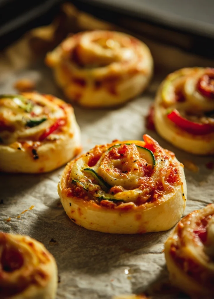 Vegan Pizza Rolls Process