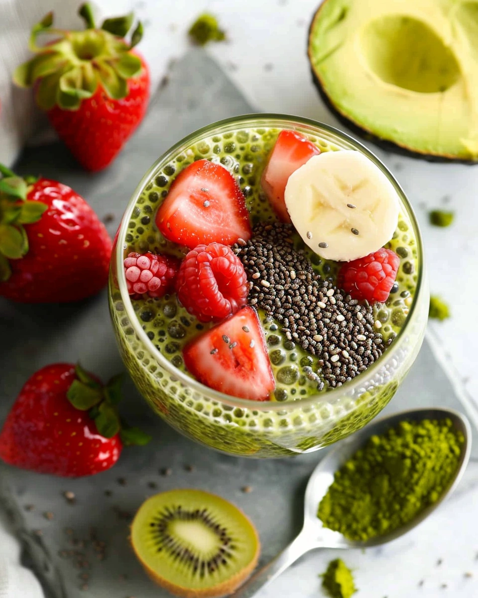 Matcha Chia Pudding (Green Tea) – Vegan