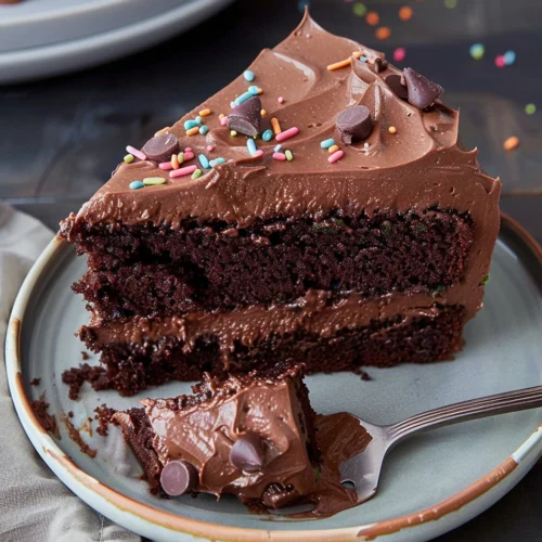 Air Fryer Vegan Chocolate Zucchini Birthday Cake