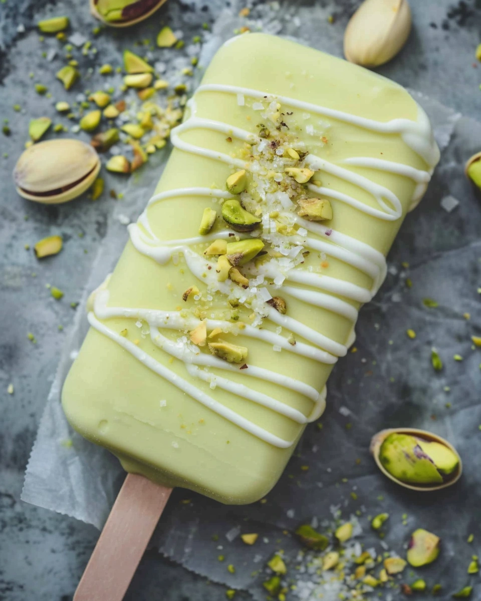 Pistachio Ice cream bar