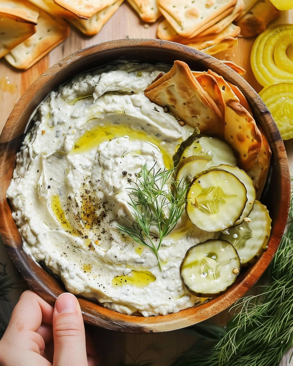 Vegan Dill Pickle Dip