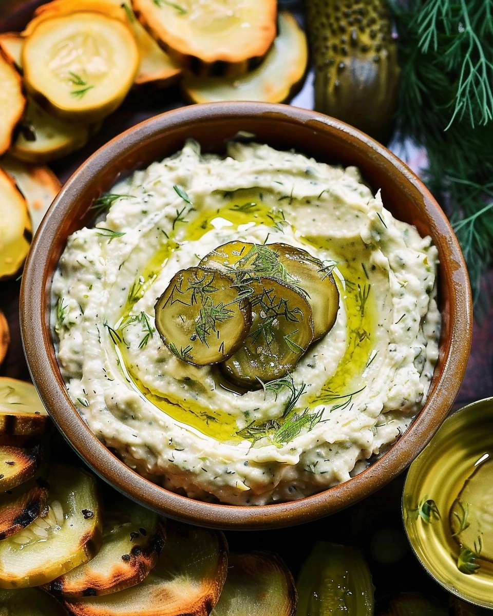 Vegan Dill Pickle Dip