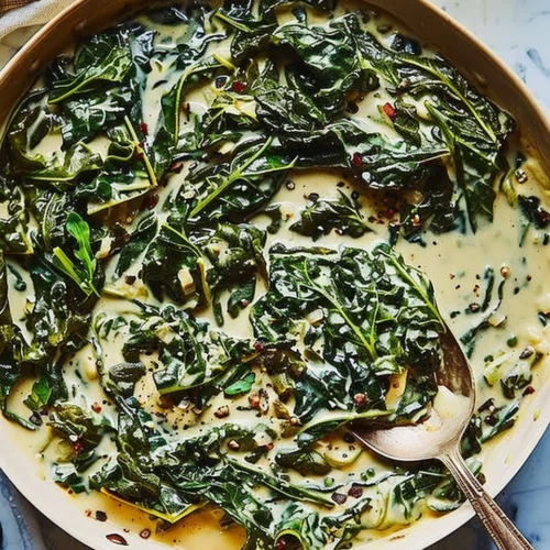 One-Pot Creamy Vegan Greens