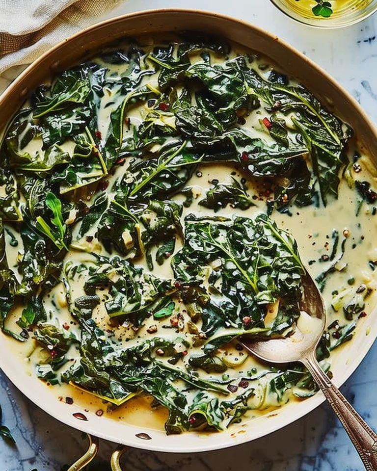 One-Pot Creamy Vegan Greens