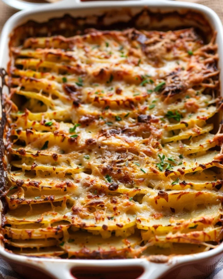 Vegan potato gratin