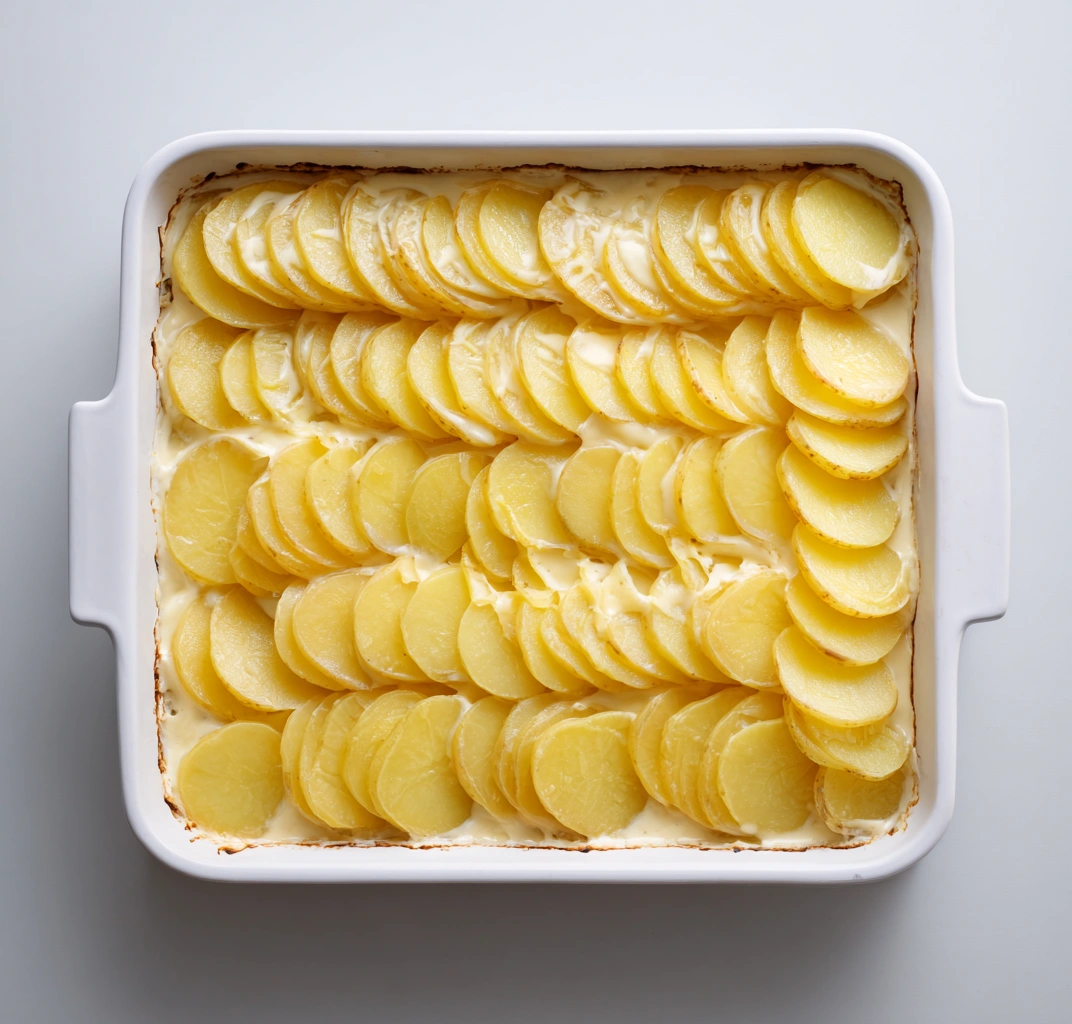 Vegan potato gratin