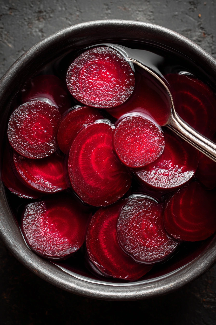 Vegan cauliflower mash with balsamic beets