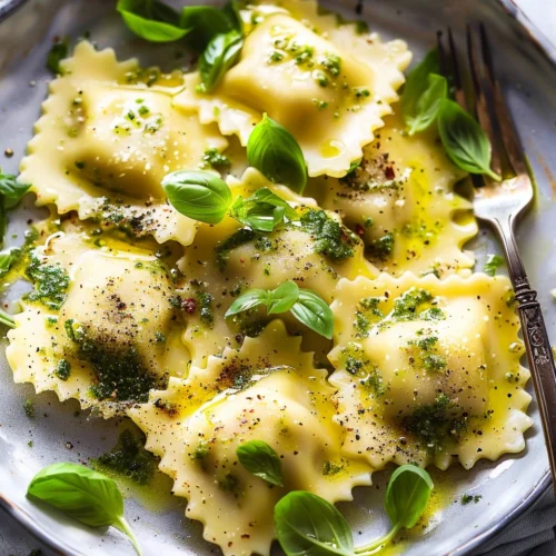 Vegan gluten-free ravioli