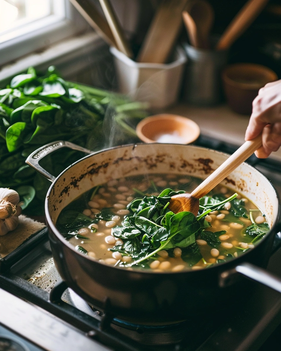 Spinach and White Bean Soup