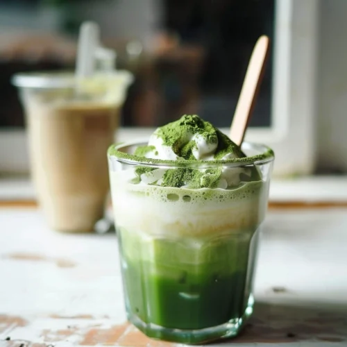 Iced Vanilla Oat Matcha Latte