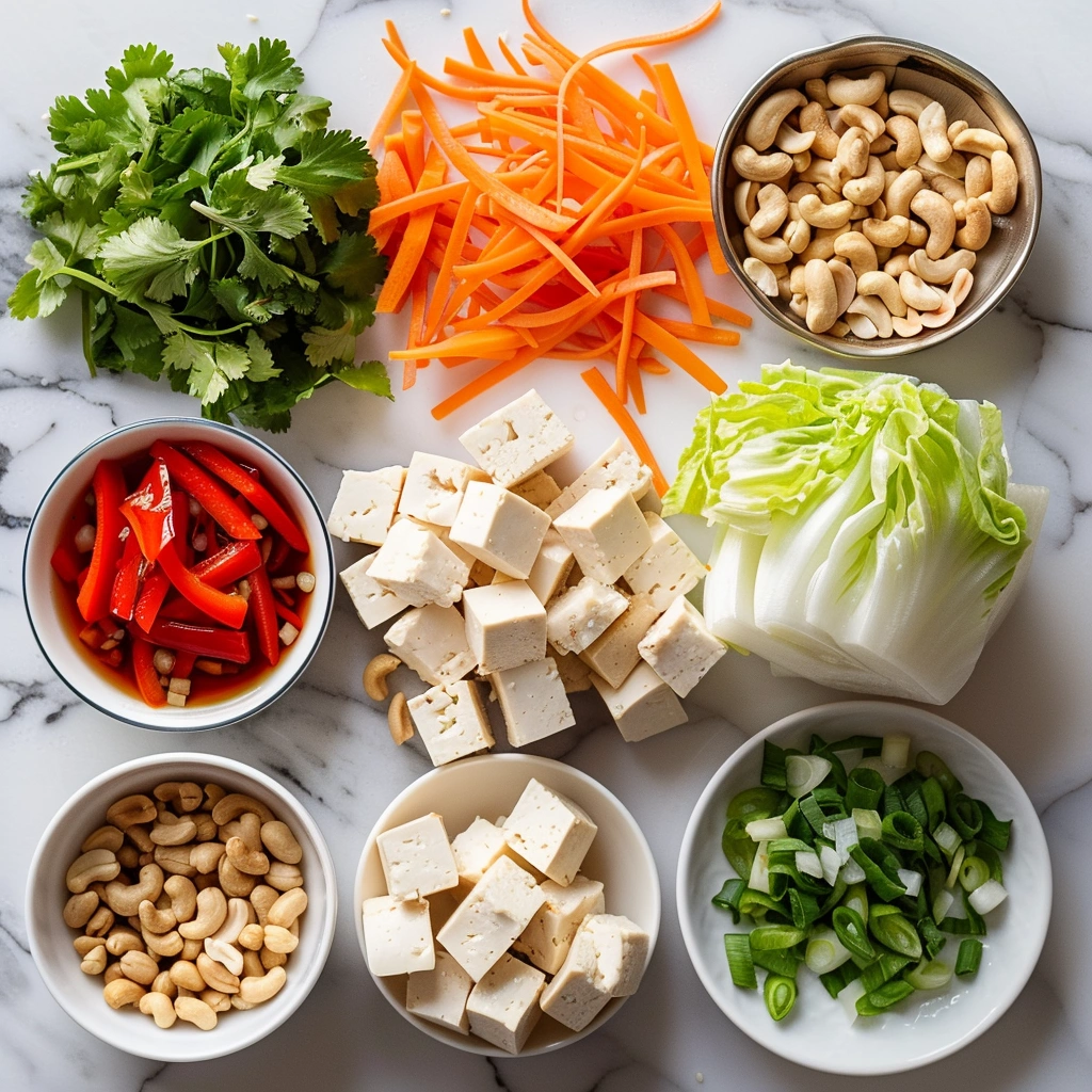 Vegan Tofu Lettuce Wraps