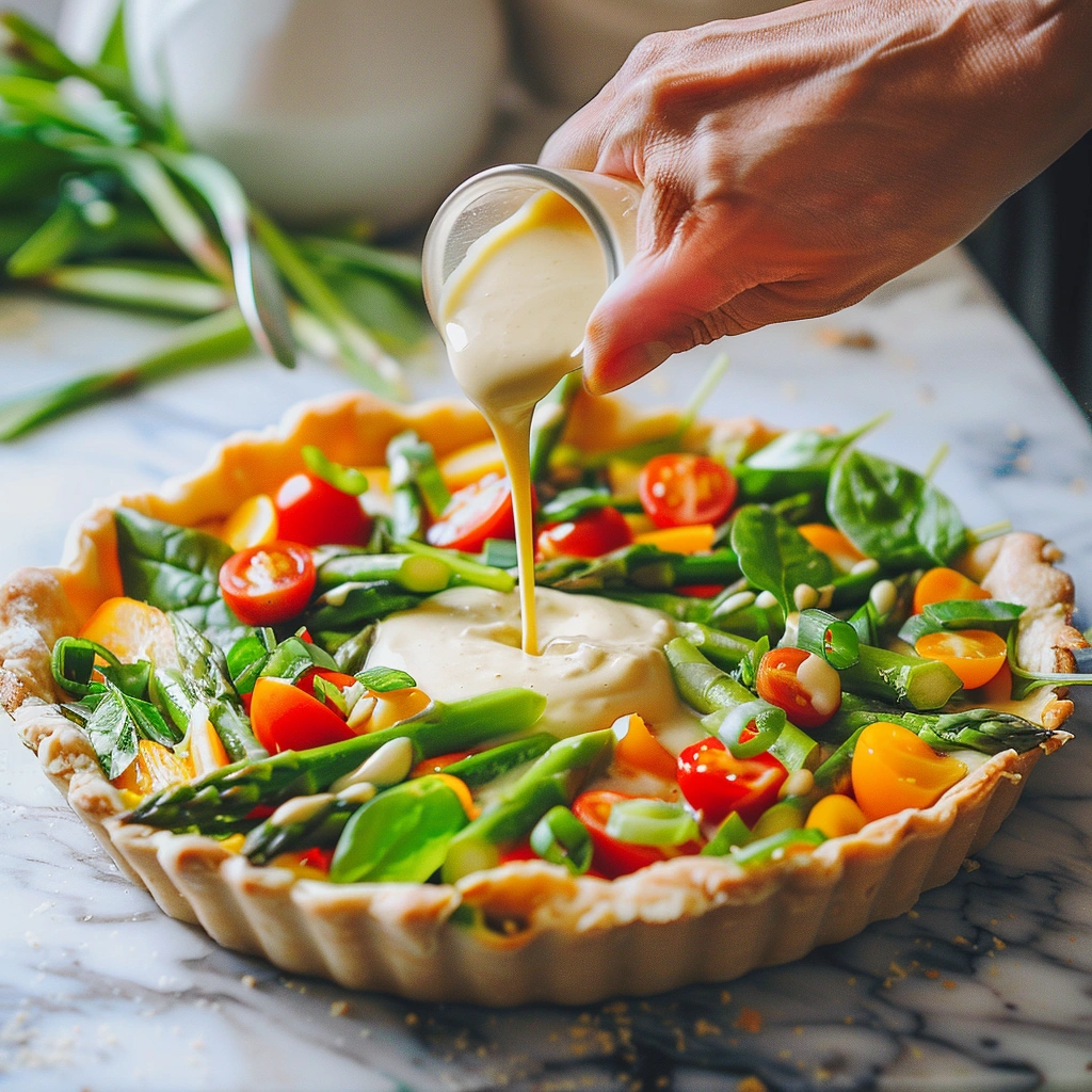 Vegan Spring Vegetable Quiche Recipe Easy Perfect for Brunch