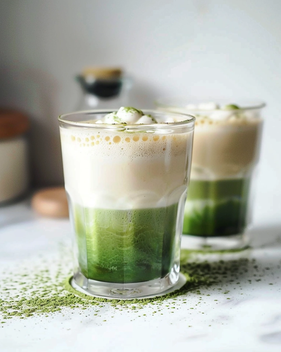 Iced Vanilla Oat Matcha Latte