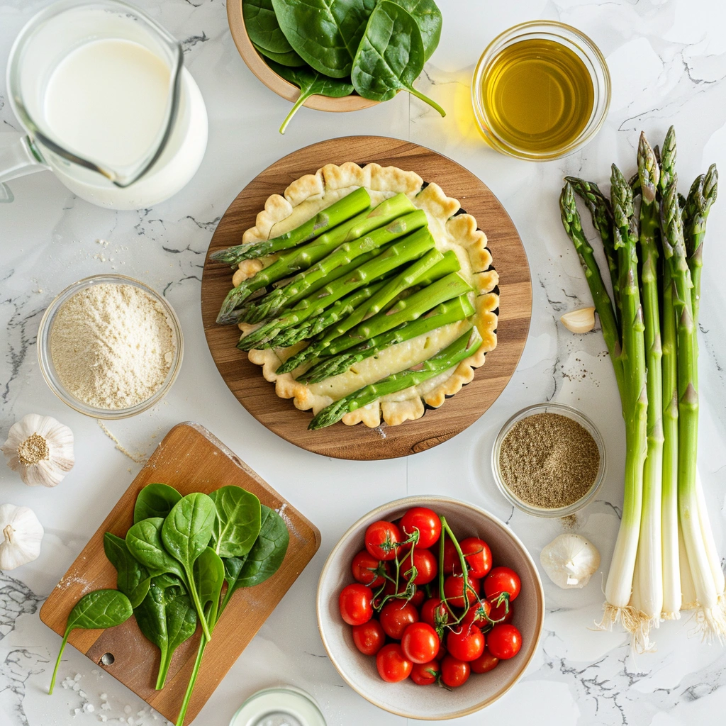 Vegan Spring Vegetable Quiche Recipe Easy Perfect for Brunch