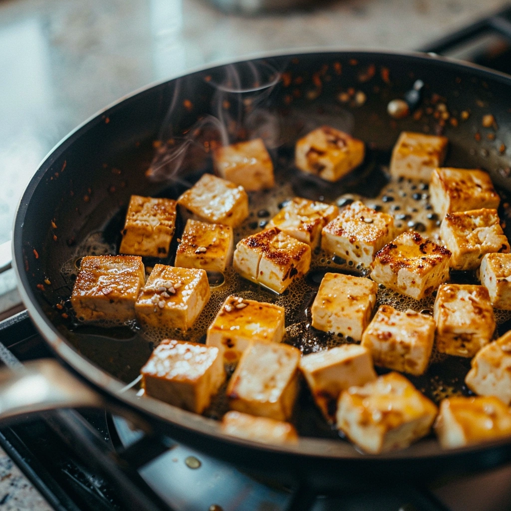 Vegan Tofu Lettuce Wraps