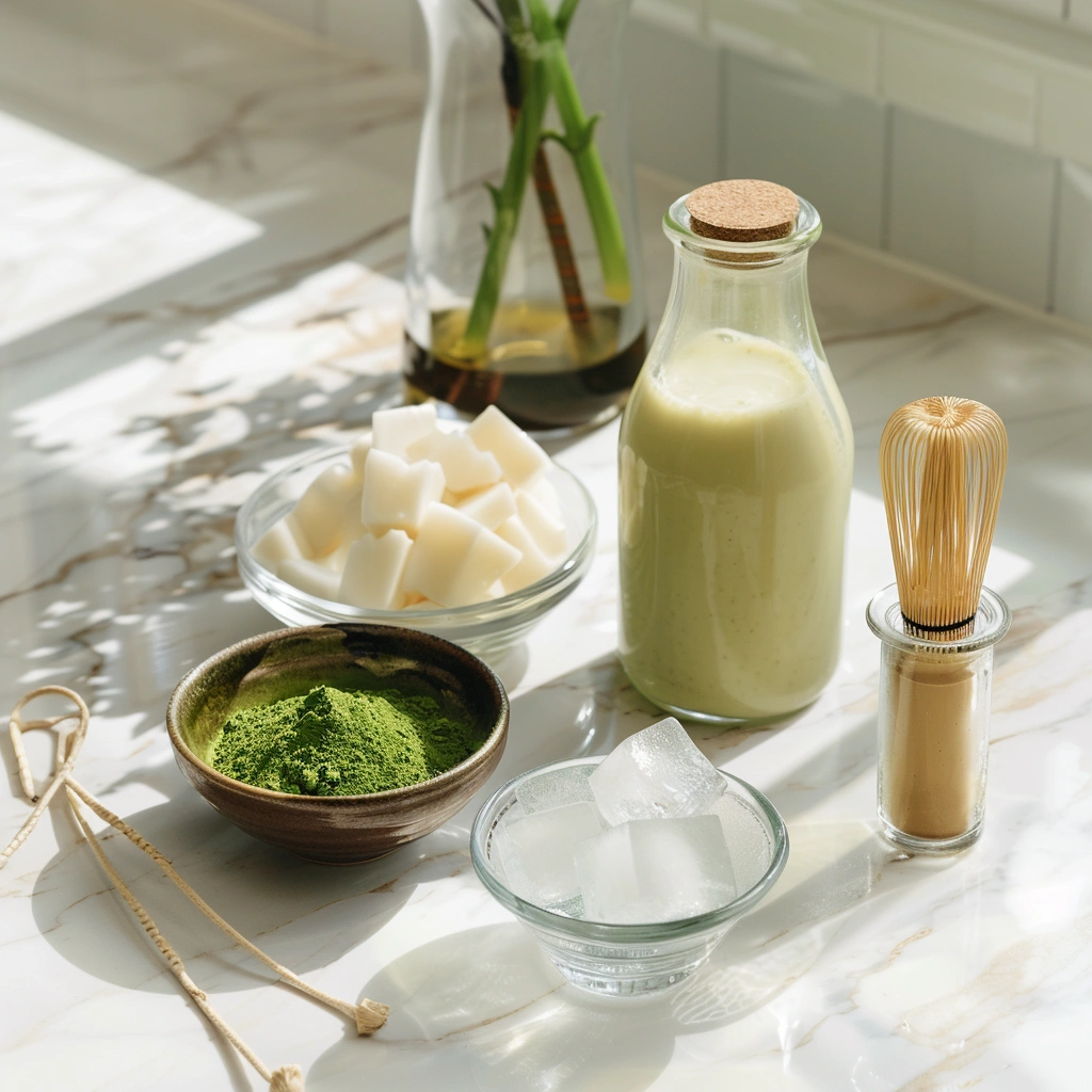 Iced Vanilla Oat Matcha Latte