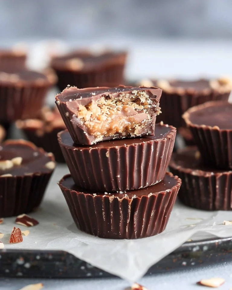 Vegan Almond Butter Cups (refined sugar-free + gluten-free)