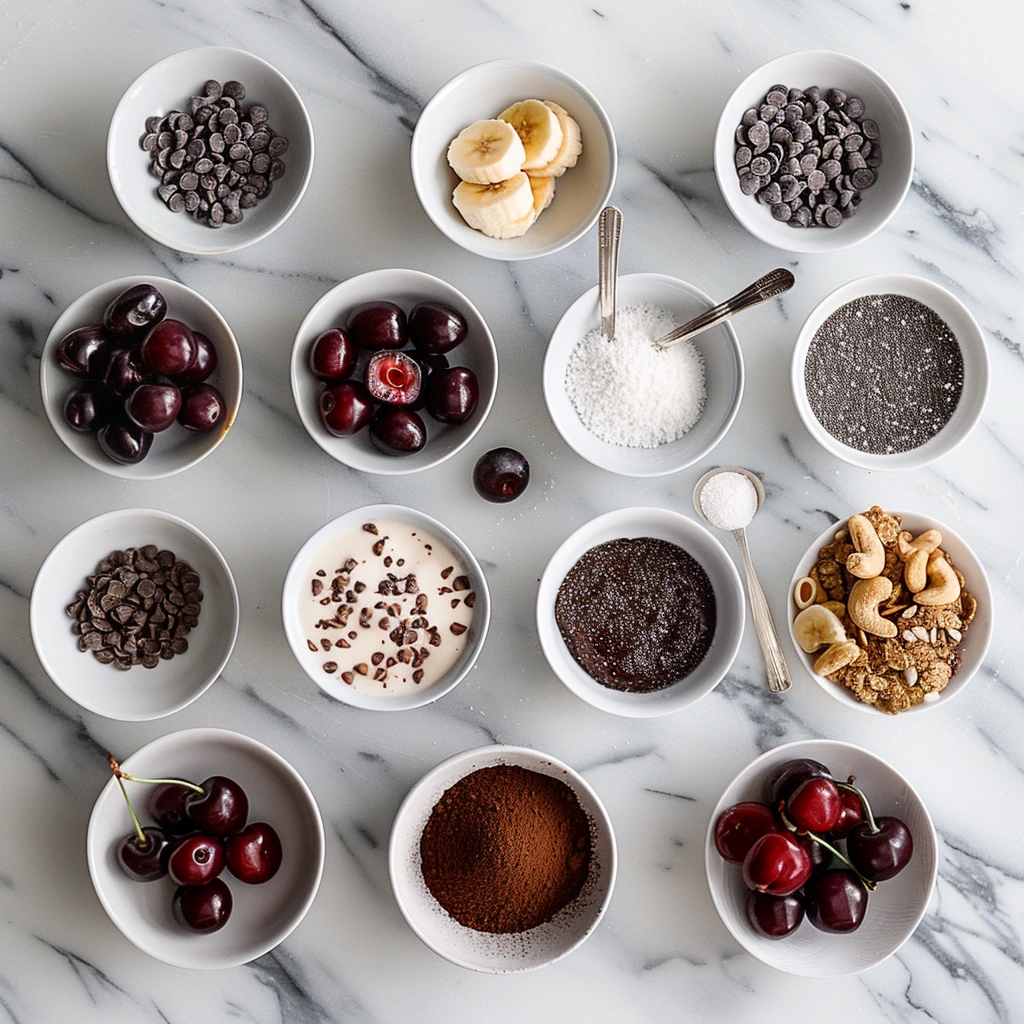 Vegan Chocolate Cherry Smoothie Bowl
