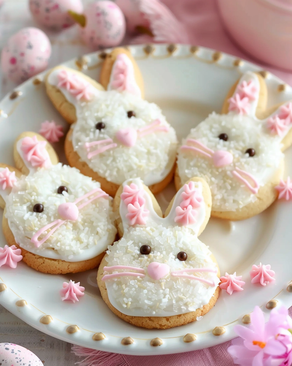 Vegan Spring Bunny Cookies