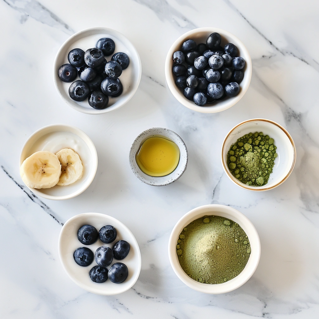 Wild Blueberry Vanilla Matcha Smoothie