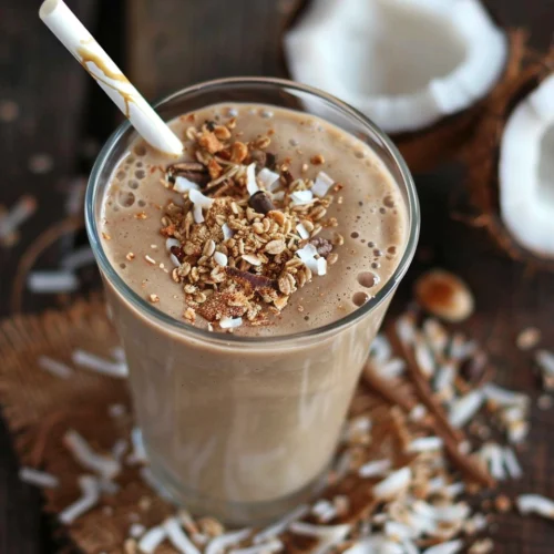 Toasted Coconut Coffee Smoothie
