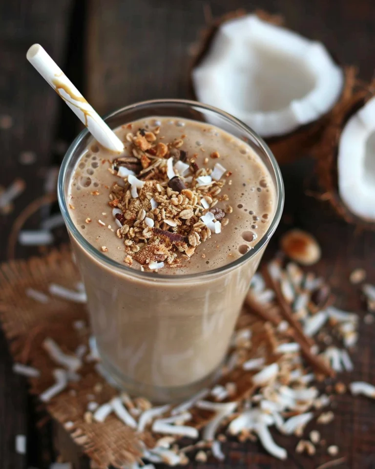 Toasted Coconut Coffee Smoothie