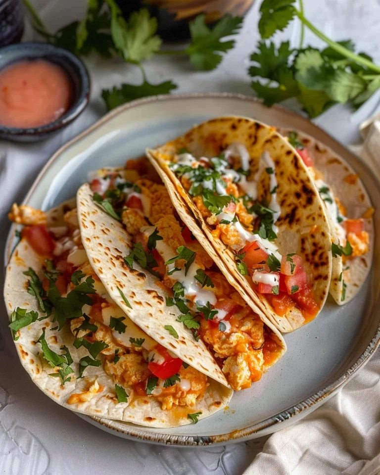 Buffalo White Bean Tacos