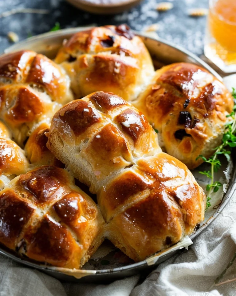 Homemade EASY Vegan Hot Cross Buns