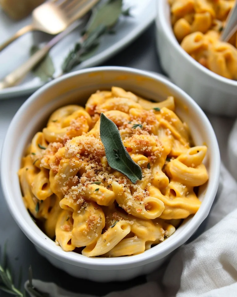 Vegan Pumpkin Mac and Cheese