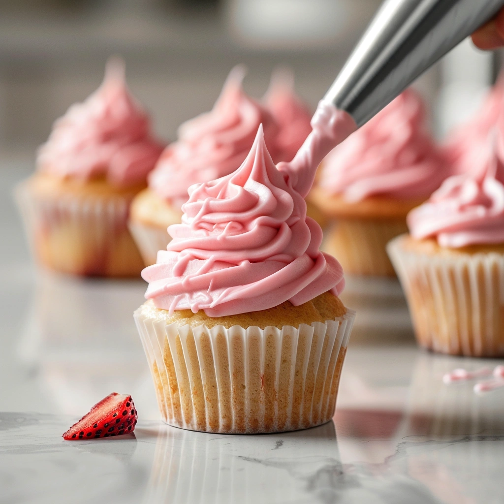 Vegan Strawberry Cupcakes