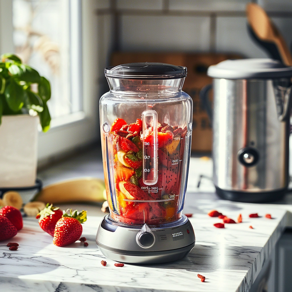 Spiced Strawberry & Goji Berry Smoothie