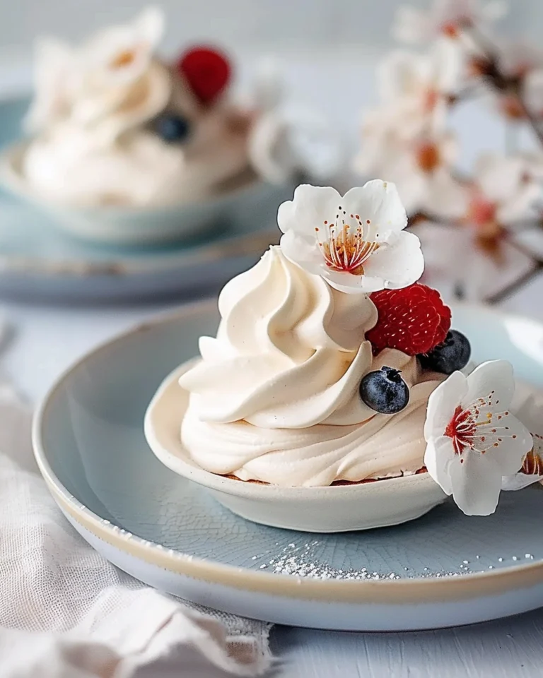 Vegan Meringue Nests (Gluten-Free Vegan Summer Dessert)