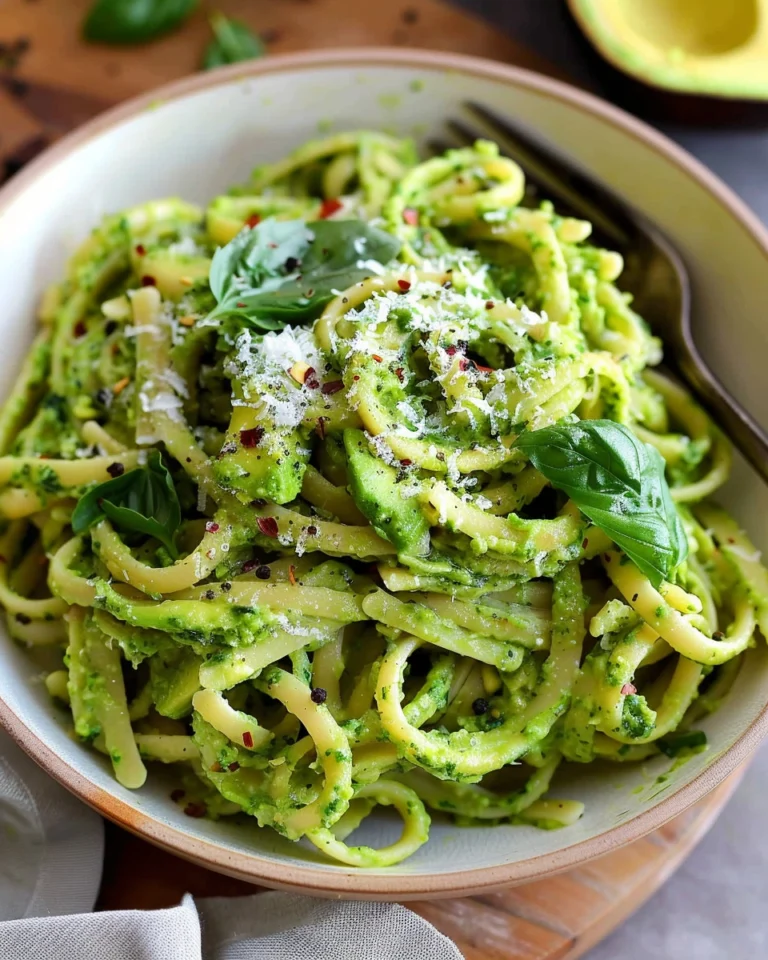 Avocado Pesto Pasta
