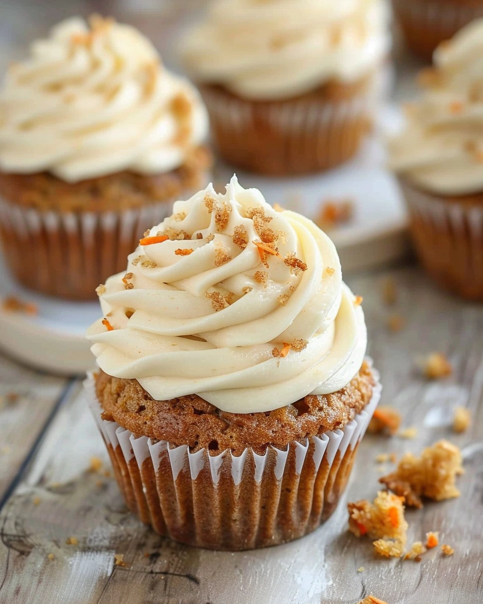 Vegan Carrot Cake Cupcakes