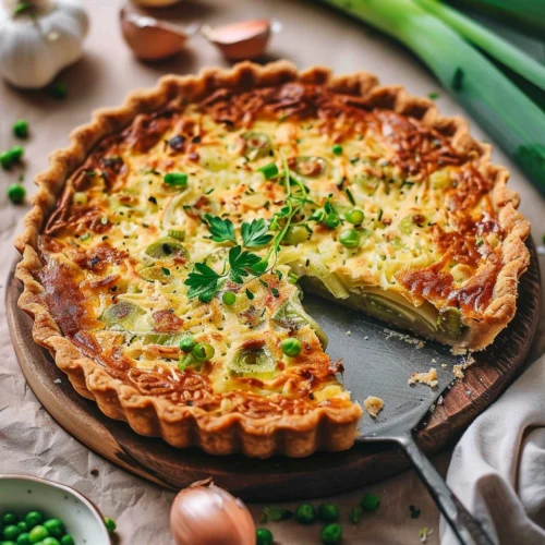 Vegan Leek Tart
