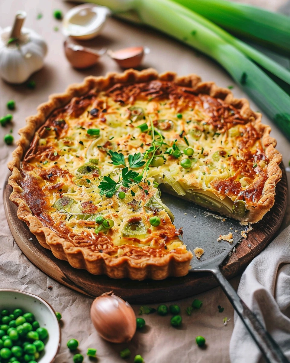 Vegan Leek Tart