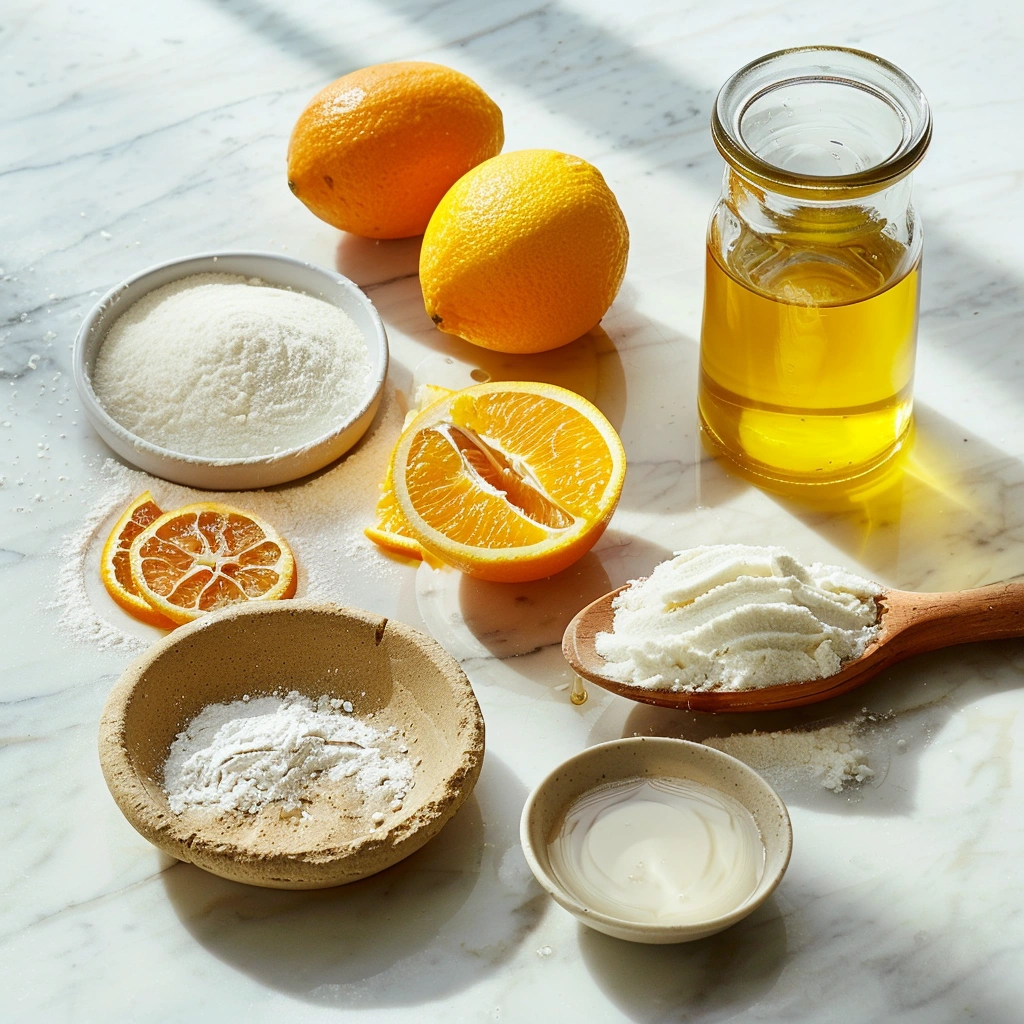 Vegan Orange Muffins With Fresh Orange Glaze