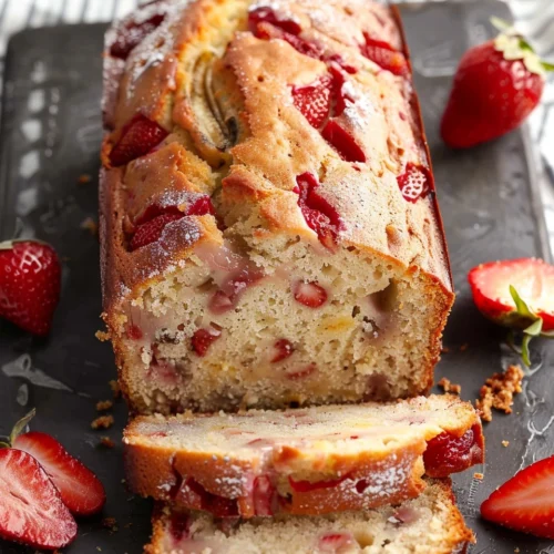 Strawberry Banana Bread