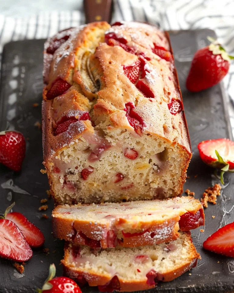 Strawberry Banana Bread