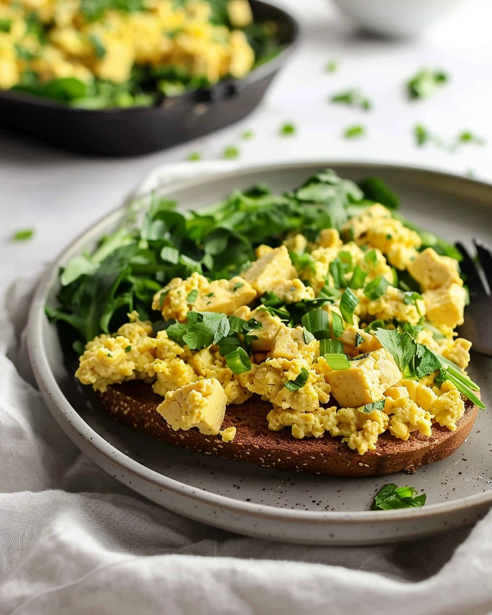 Fluffy Tofu Scramble