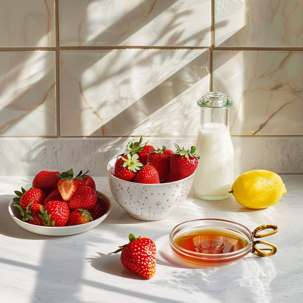 Easy Vegan Strawberry Ice Cream